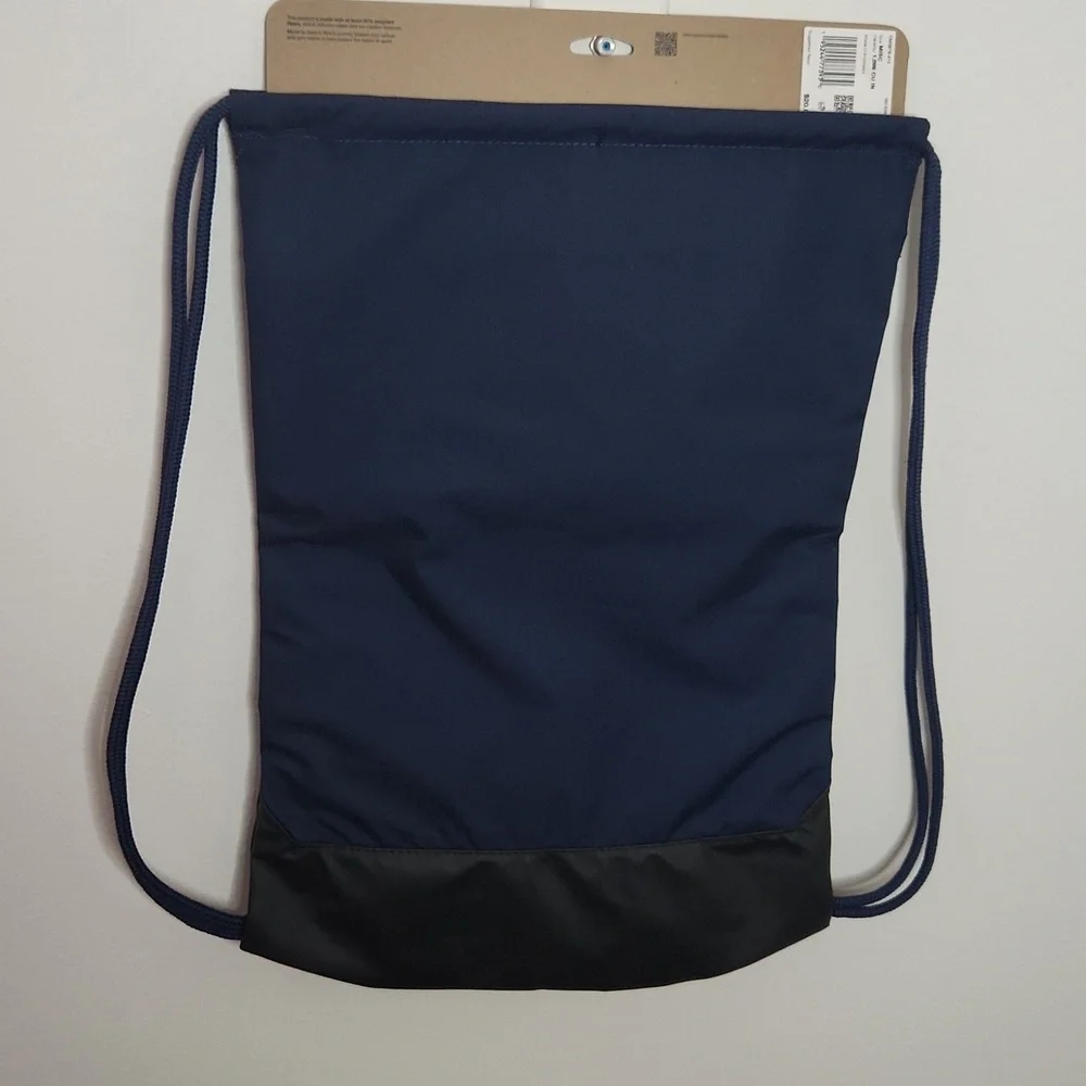Nike Navy and Black Drawstring Backpack - Picture 2 of 2